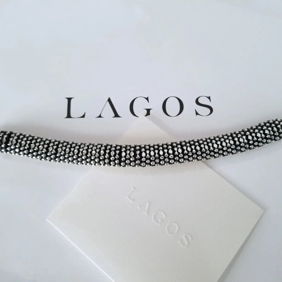 SOLD - LAGOS *ULTRA RARE* 15mm LUX Caviar 18K Gold Bracelet - PRISTINE $3850 - Picture 8 of 8